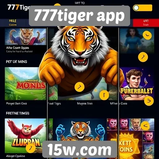 Exploração de jogos disponíveis no 777tiger app